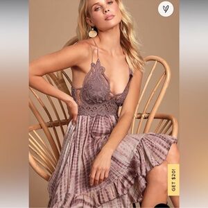 Free people Adela slip dress
